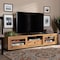 Baxton Studio Beasley Modern and Contemporary Oak Brown Finished Wood 1-Drawer TV Stand 190-11999-ZORO - alternate 1